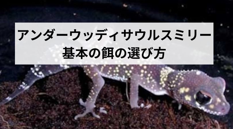 アンダーウッディサウルスミリーのえさ